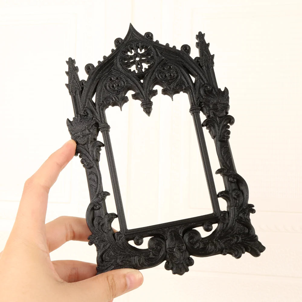 cadre mural gothique ornements noirs décoration murale vintage complexe plastique