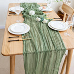 serviettes table vert olive crêpe modernes élégantes pack pièces transparentes occasion fête mariage