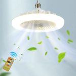 ventilateur lampe led blanc moderne grille radial télécommandeflux lumineux 249 2000 tension 120v 240v