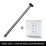 motrice store roulant électrique interrupteur télécommande hub rf moderne gris métallisé lisse opaqué