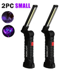 lampe torche uv led rechargeable aimant noir texturé pratique robuste