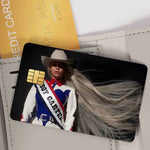stylo bille personnalisable carte crédit étanche résistance rayures americain chanteuse beyonce moderne couleurs vives