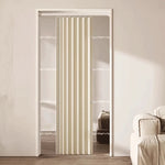 rideau plissé moderne aimants beige clair pliable opacité porte 150x180 150x200 cm confidentialité décoration