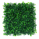 décoration murale moderne plante artificielle vert feuilles rondes herbe plastique extérieur intérieur accrochable haute