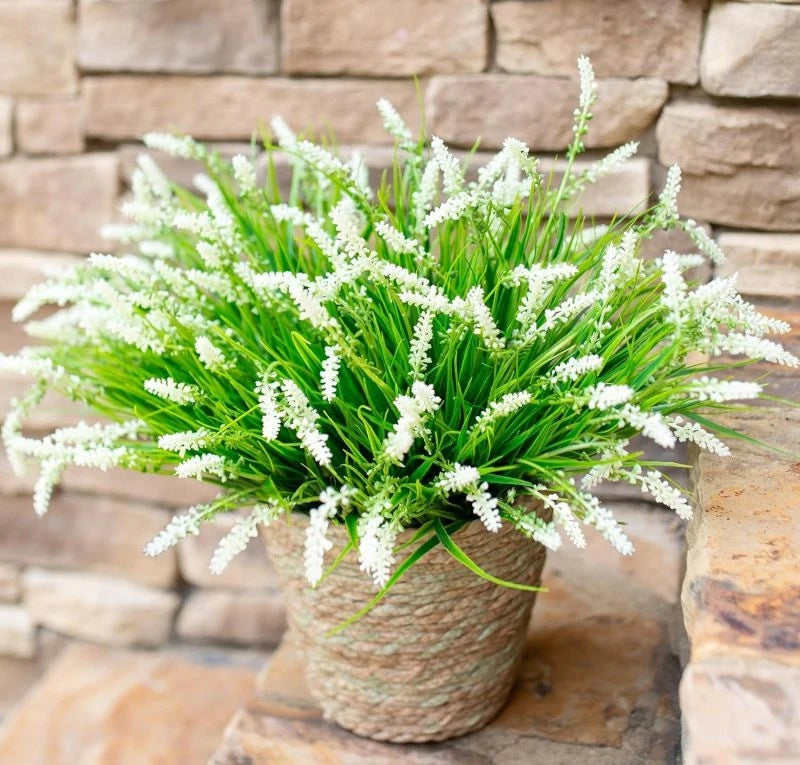 plantes artificielles rouge vert violet fleurs cônes feuilles modernes extérieur intérieur décoration maison chambre