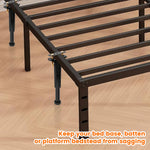 supports pieds lit réglables hauteur 19 32cm noir doré acier inoxydable industriels minimalistes fixations