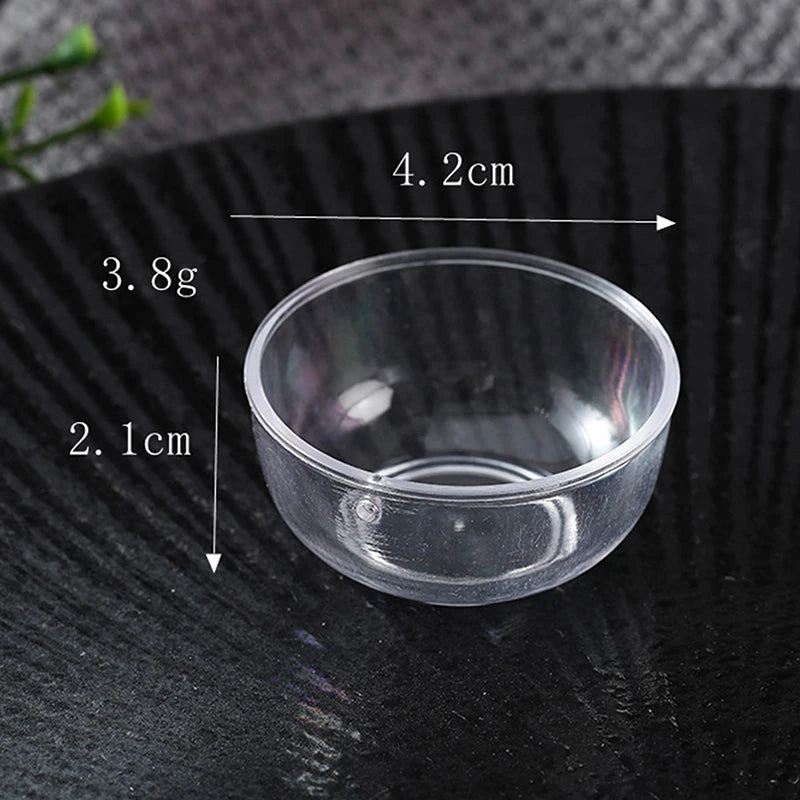 accessoires cuisine miniature transparentes coupes verre ondulées deco jouet moderne 14ans+
