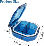 boîte rangement pilules semaines transparente moderne compartiments rigidifiants couvercle pratique portable voyage