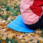 coussin pliable bleu mousse pe mousse épaisse anti décubitus plissé moderne étanche