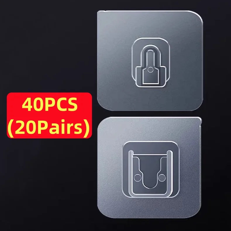 supports murals transparents adhésifs modernes pvc opaques 6cm 6cm multiples utilisations