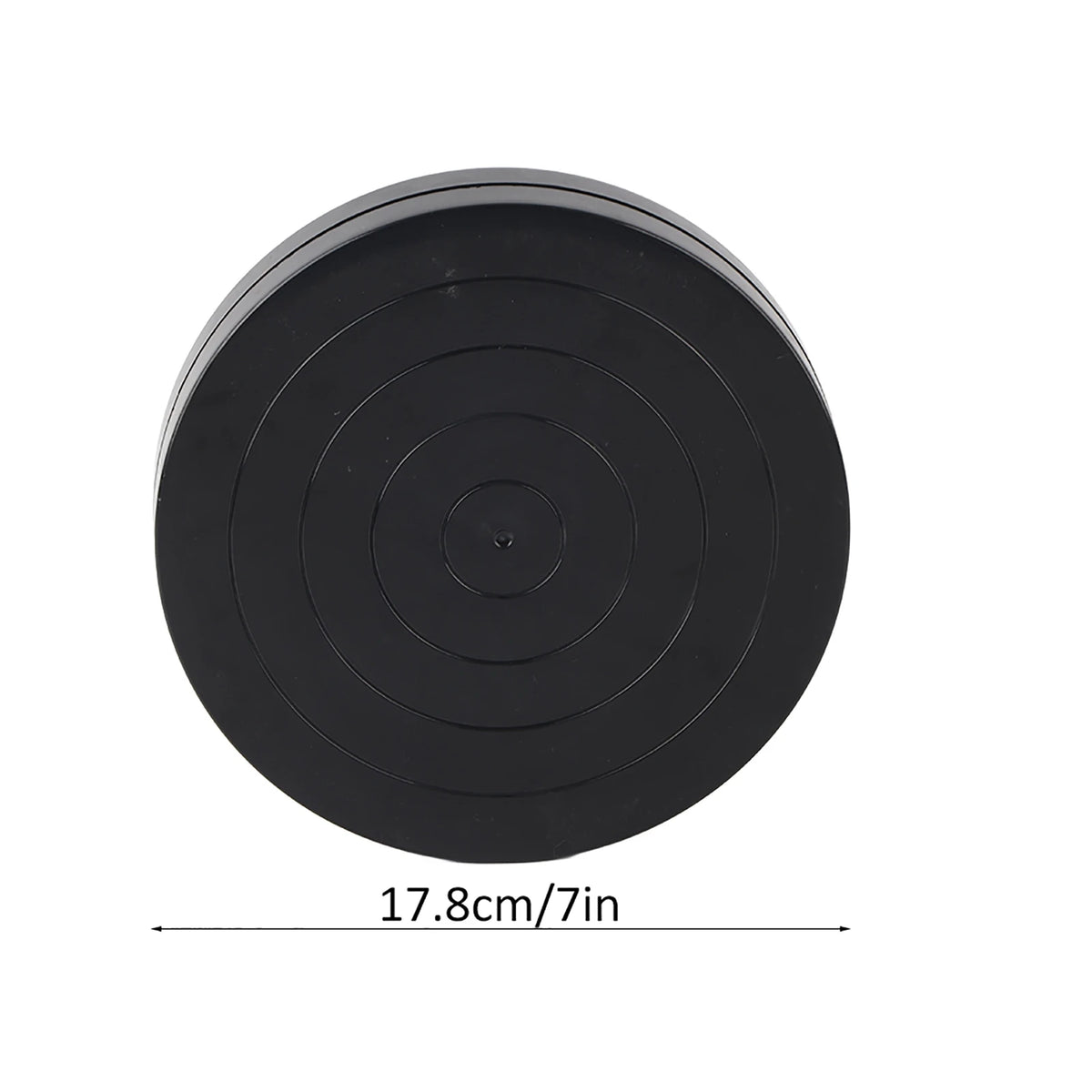 support poterie noir circulaire gravure centrale moderne opaque sculpteur potier