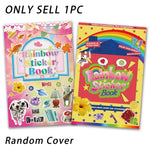 livre stickers multicolore animaux fruits adhésifs créatifs agenda bricolage álbum opaques enfants adultes