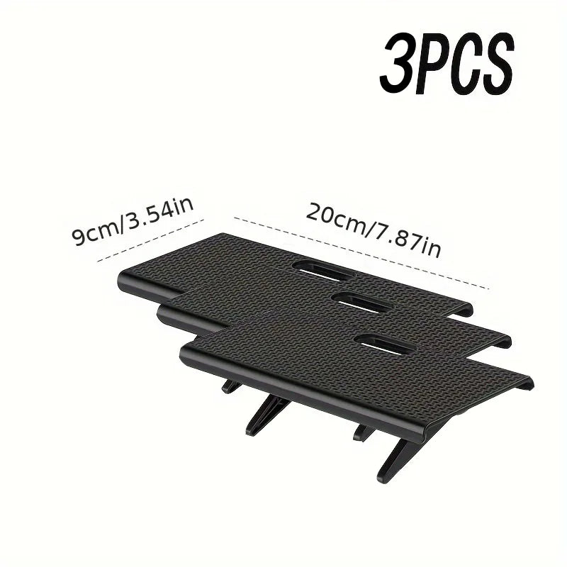 support pliable noir moderne étagère pliante clips magnétiques rangement écologique