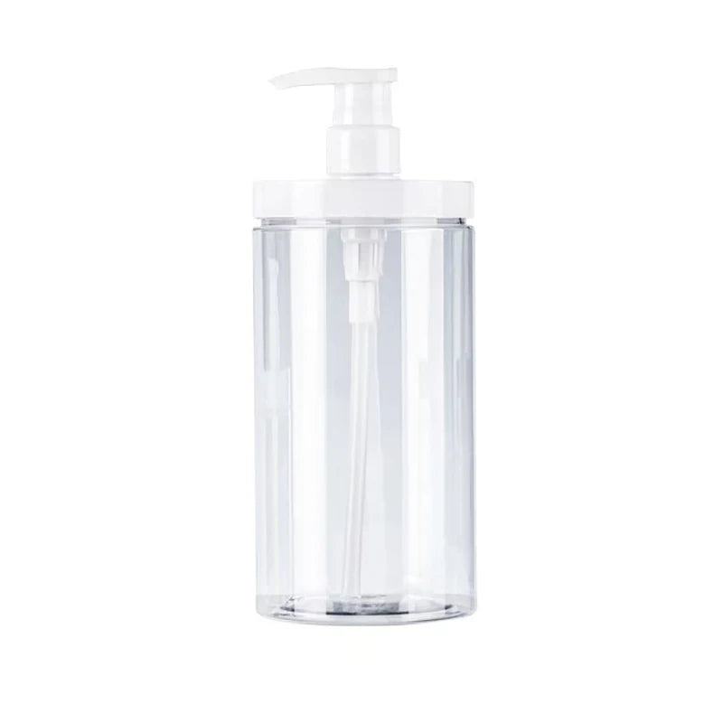 flacons distributeurs pompe gel douche 1000ml 500ml transparent moderne minimaliste