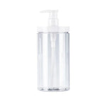 flacons distributeurs pompe gel douche 1000ml 500ml transparent moderne minimaliste