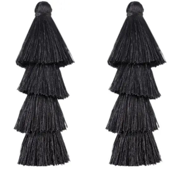 pompons franges polyester violet vert bleu rose boho chic décor maison rideau vêtement