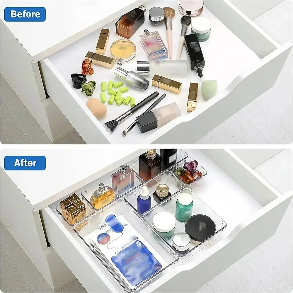 boîtes rangement transparentes modernes boîtes cosmétiques boîtes toilette boîtes boîtes cuisine empilables minimalistes