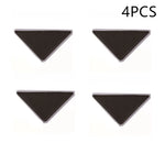 anti dérapage tapis adhésif triangles perforations moderne noir beige 12 pièces