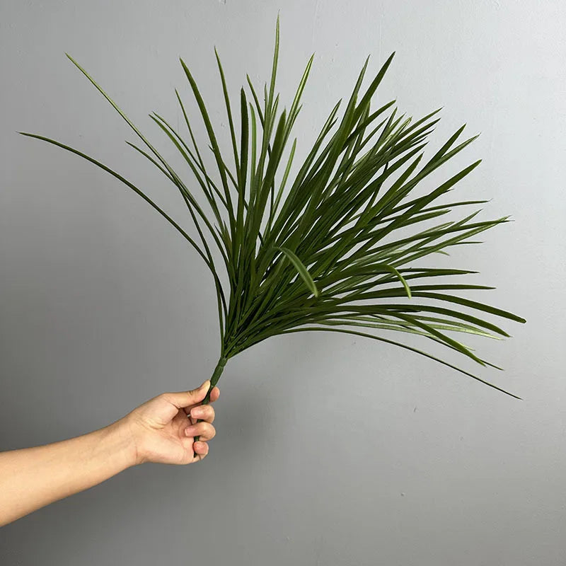 feuilles orchidée artificielles herbe plastique decoration maison fougere artificielle plante calamus faux herbes decoration
