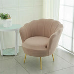 housse fauteuil blanc bleu rose gris beiges rayures horizontales moderne pieds dorés machine extensible