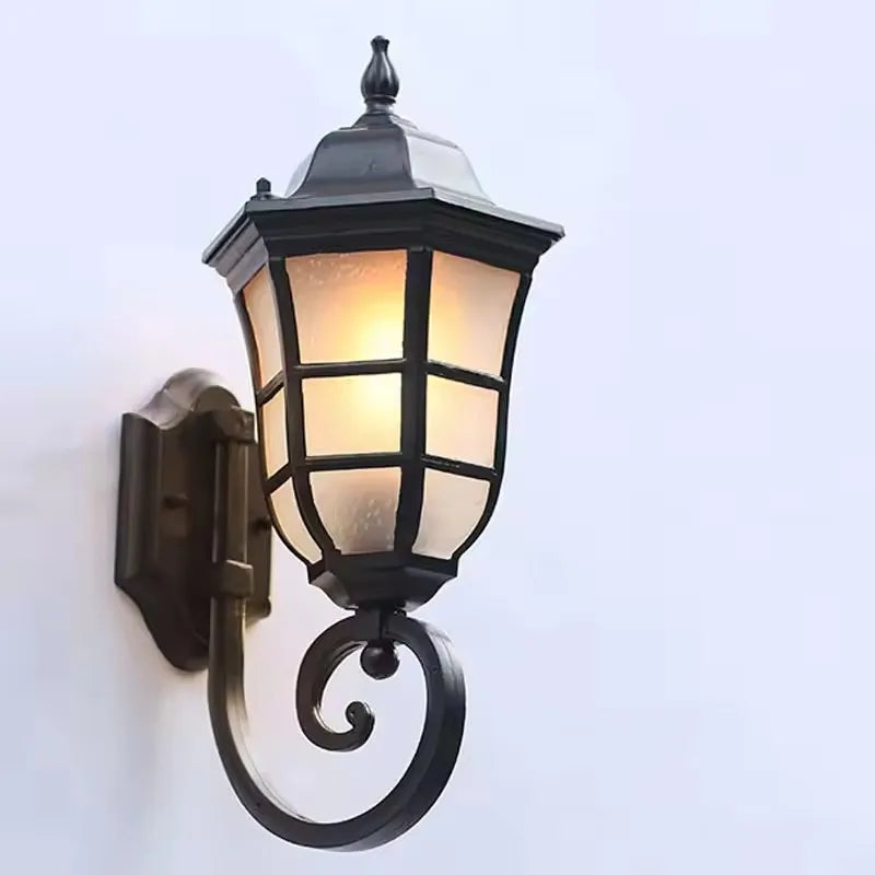 lampe murale classique transparente noir éclairage maison led 85 265V aluminium moderne