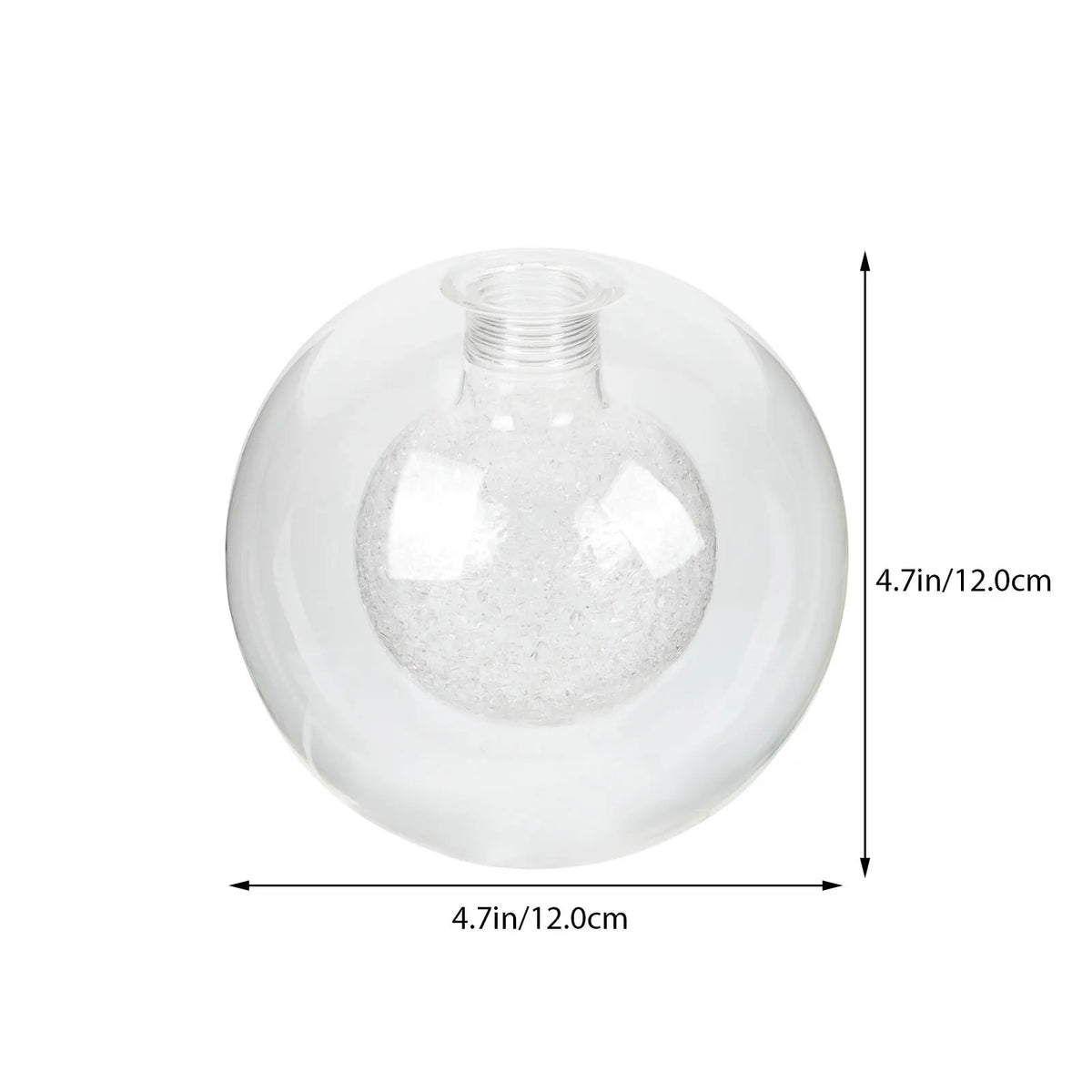 abat jour globe verre transparent moderne 10cm 10cm opacité mat facile suspension