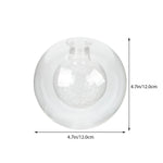 abat jour globe verre transparent moderne 10cm 10cm opacité mat facile suspension