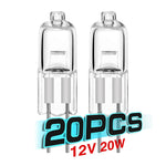 ampoule halogène 20w transparente moderne 12v g4 blanc chaud 2000h