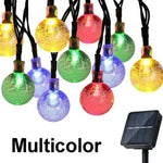 guirlande lumineuse multicolore blanc chaud translucides modernes clips modes solaire extérieure patio jardin