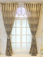 rideaux perforés européens motif floral polyester translucides salon sans fin européen ornements tringle rideaux