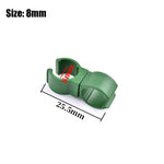 lot clips fixation vert support plante treillis jardinage plastique robuste