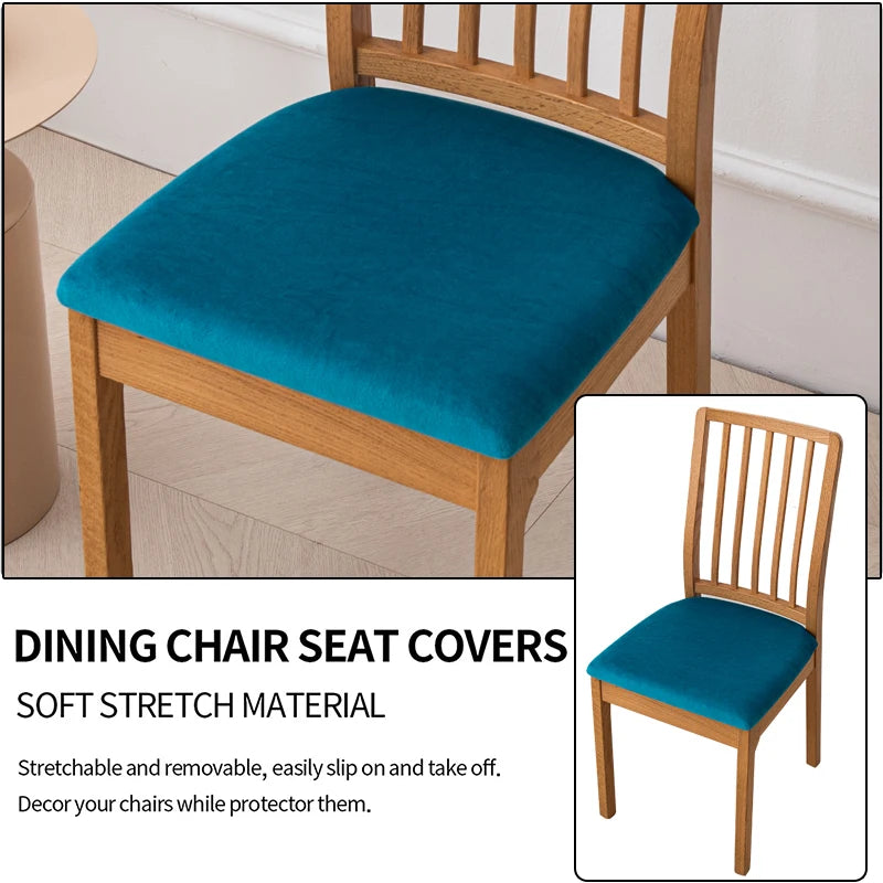 housse chaise extensible velours uni fauteuil cuisine salon moderne lavable