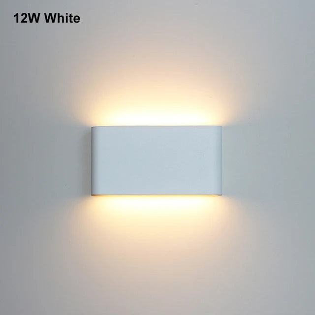 applique murale led moderne étanche ip65 12w 6w noir blanc adhésif contemporaine verre opalin