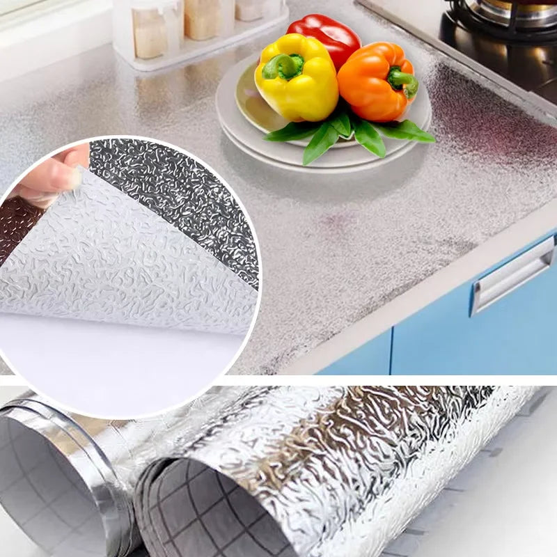 film protection meuble argenté moderne rétro géométrique adhésif 40cm 100cm 200cm surfaces cuisine