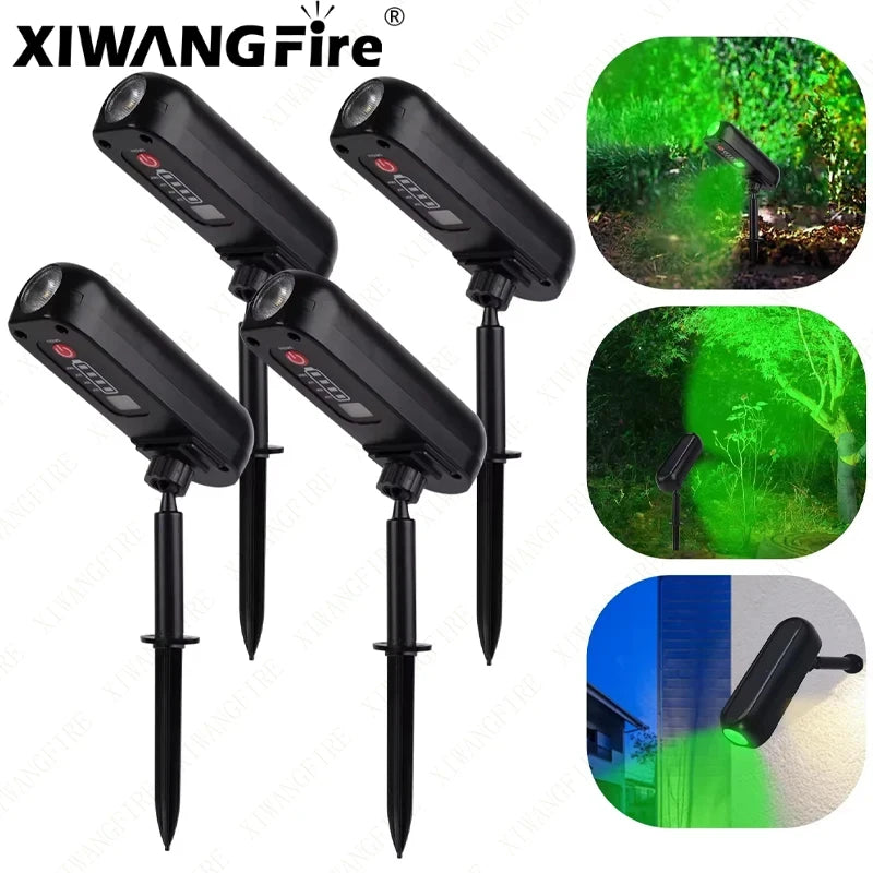 projecteur solaire led noir ip65 moderne éclairage extérieur jardin abs