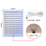 kit lampe led diy ajustable aluminium usb télécommande couleur réseau mailles adhésif blanc chaud