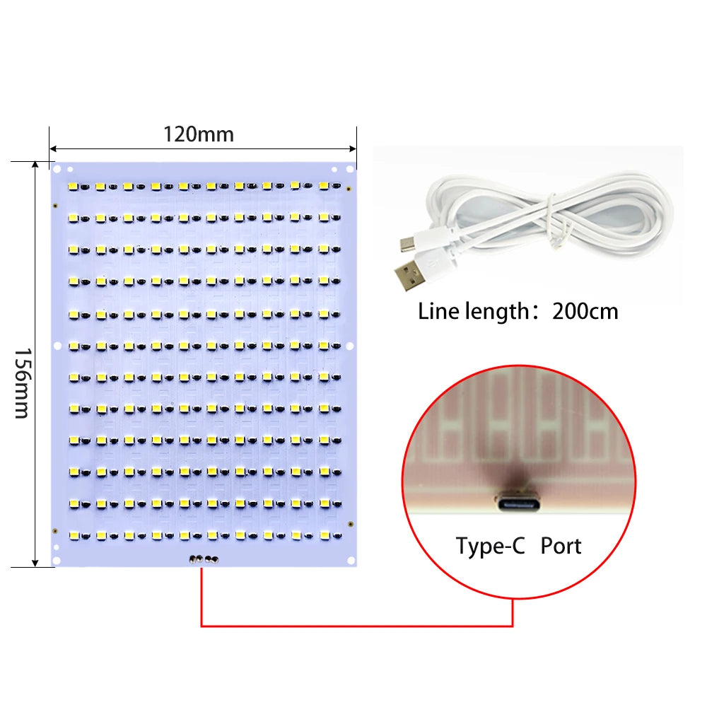 kit lampe led diy ajustable aluminium usb télécommande couleur réseau mailles adhésif blanc chaud