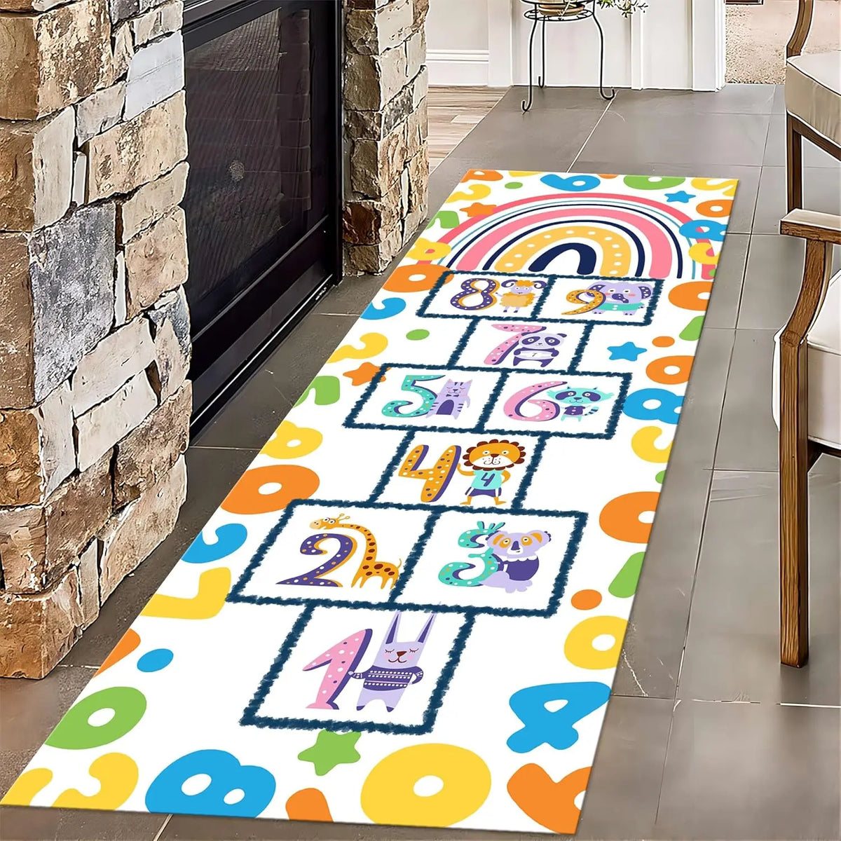 tapis éducatif alphabet animaux jeux enfants microfibre mousse antidérapant