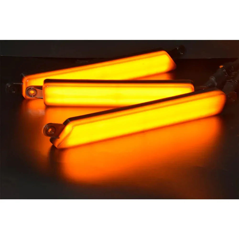 éclairage led blanc orange moderne 2400 lumens 15w câbles électriques feux jour antibrouillard