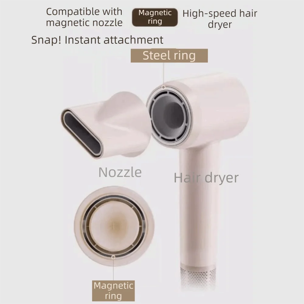 aspirateur main moderne adhésif anneau magnétique nozzle gris beige rond lisse imperméable
