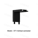luminaire led rail magnétique noir moderne système éclairage intelligent intérieur ultra mince