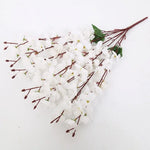 bouquet fleurs artificielles modernes 55cm rouge rose violet jaune blanc bleu anniversaire mariage décoration
