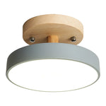 lampe moderne minimaliste gris vert rose blanc vis fixée led 6000k 3000k