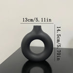 vases decoratifs blancs noirs modernes minimalistes rond simples