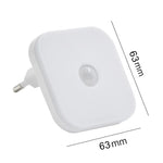 veilleuse led motion sensor lampe sans fil prise murale éclairage nuit chambre couloir moderne
