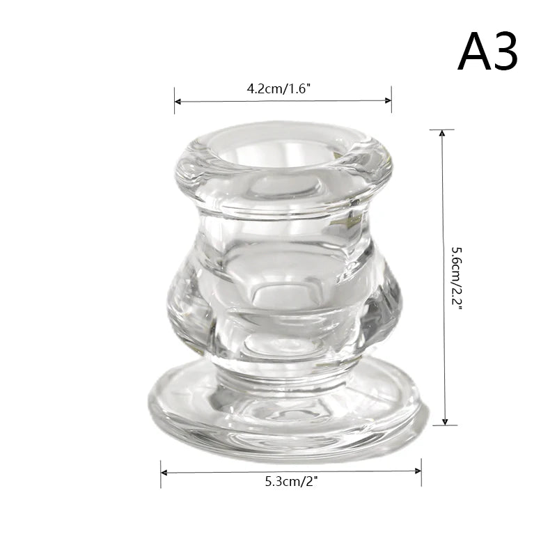 bougeoir transparent classique gravé décoration intérieure rond table mariage cadeau erotique