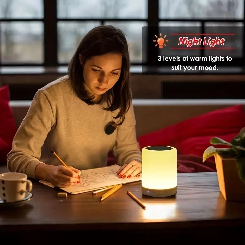 Lampe de nuit LED multicolore avec variateur