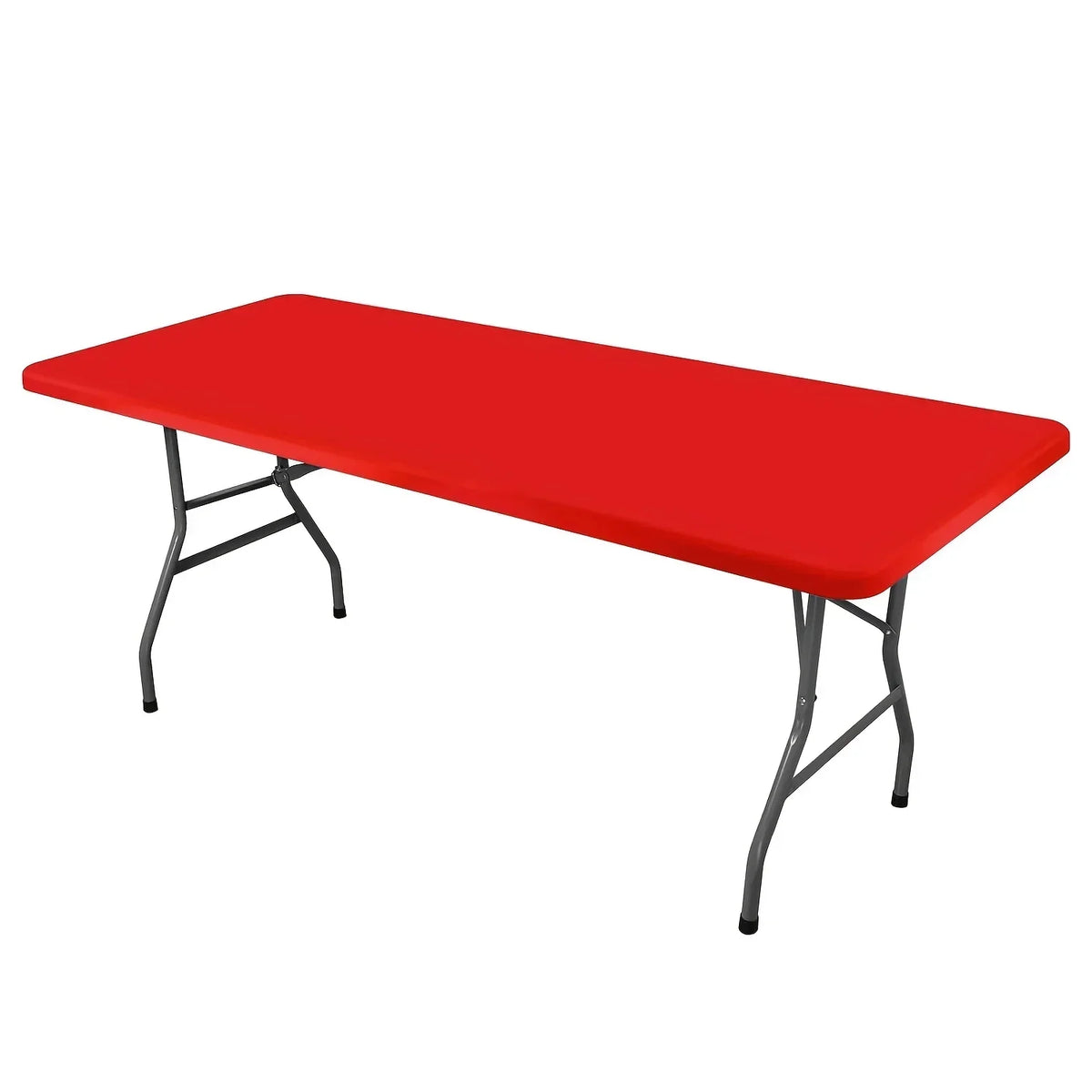 tablecloth red polyester protective cover wedding decoration parties clips fixings