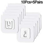 crochets adhésifs transparents modernes 6cm 6cm 10pcs 20pcs 40pcs 6pcs cintres cuisine