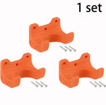 organisateur outils mur orange texturé supports vis garage atelier utilisation multiple fixations vis incluses
